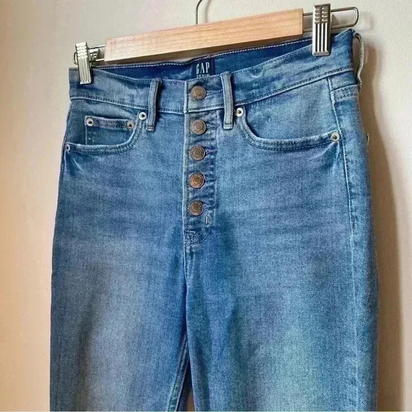 GAP High-Waist Cigarette Jeans, Size 0/25 Women’s – Excellent Condition - Picture 2 of 7